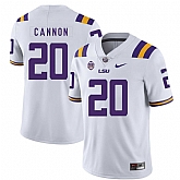 LSU Tigers 20 Billy Cannon White Nike College Football Jersey Dzhi,baseball caps,new era cap wholesale,wholesale hats